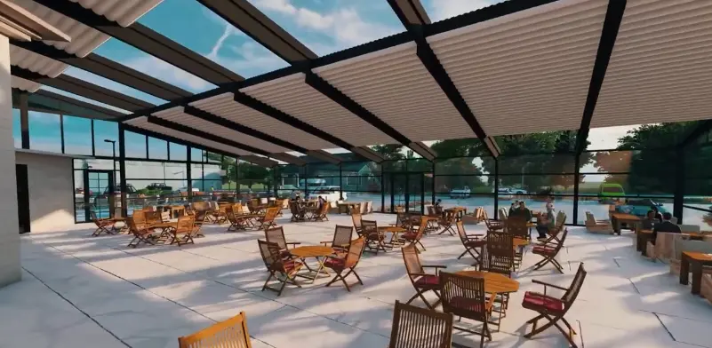 Elegant Outdoor Dining Solutions for Pergola Restaurant Spaces